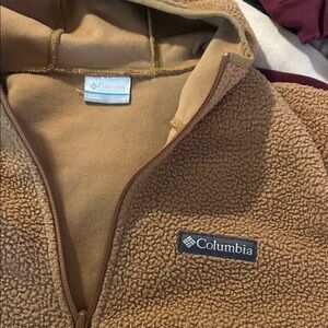 Columbia Brown Sherpa Fleece Jacket